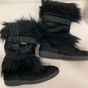 Tecnica Black Fur Winter Boots